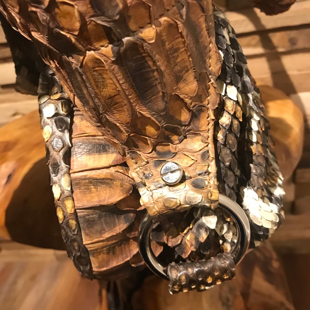 Genuine Python Leather Bag - image 7